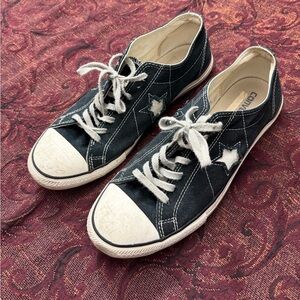 VTG Black Converse One Stars